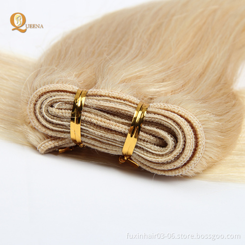 Virgin Remy Raw Cuticle Human Hair Extension Weft Vendor Remi European Hair